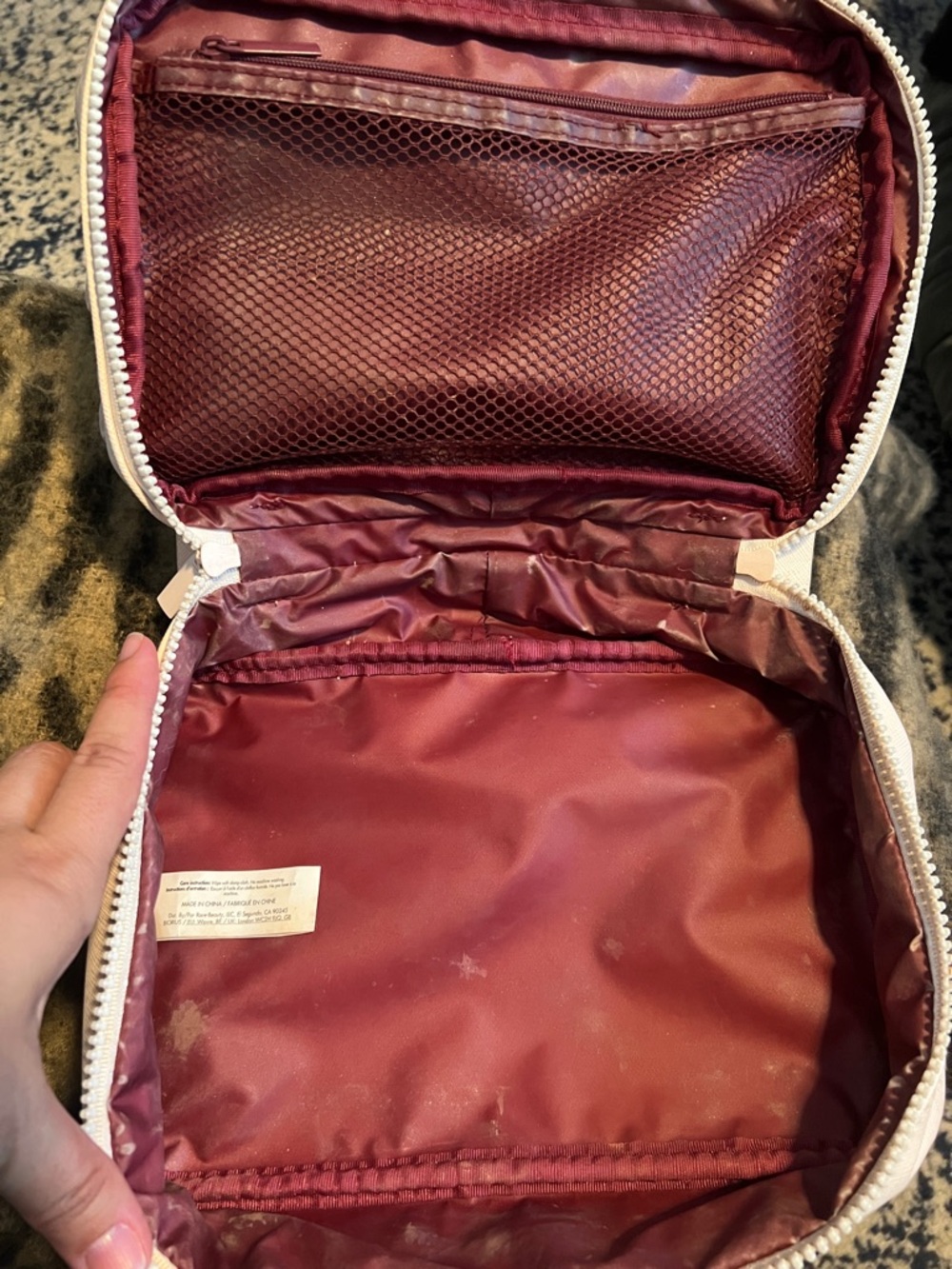 Rare Beauty Blush Pink Cosmetic Pouch - Picture 4 of 5